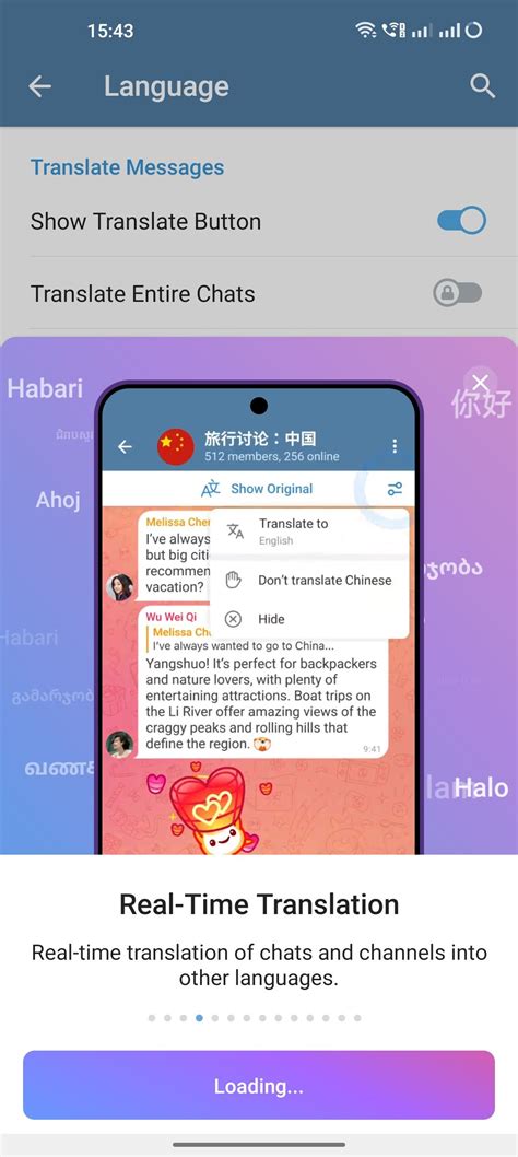 telegram beta|Telegram: Set Language.